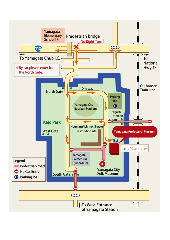 Map of Main Building