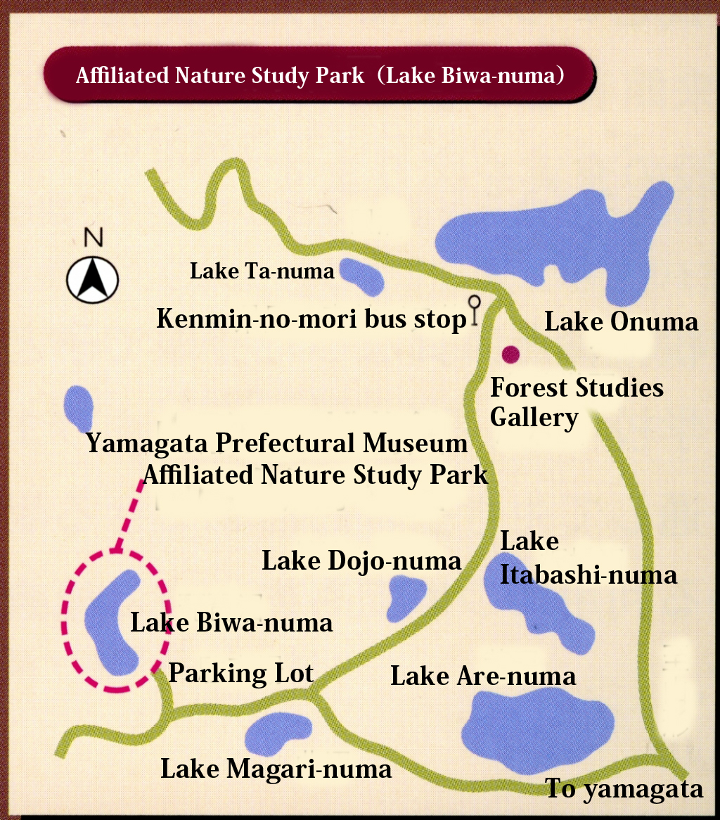 Map of the Affiliated Park for Nature Studies