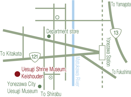 Uesugi Shrine Museum, Keishouden.jpg